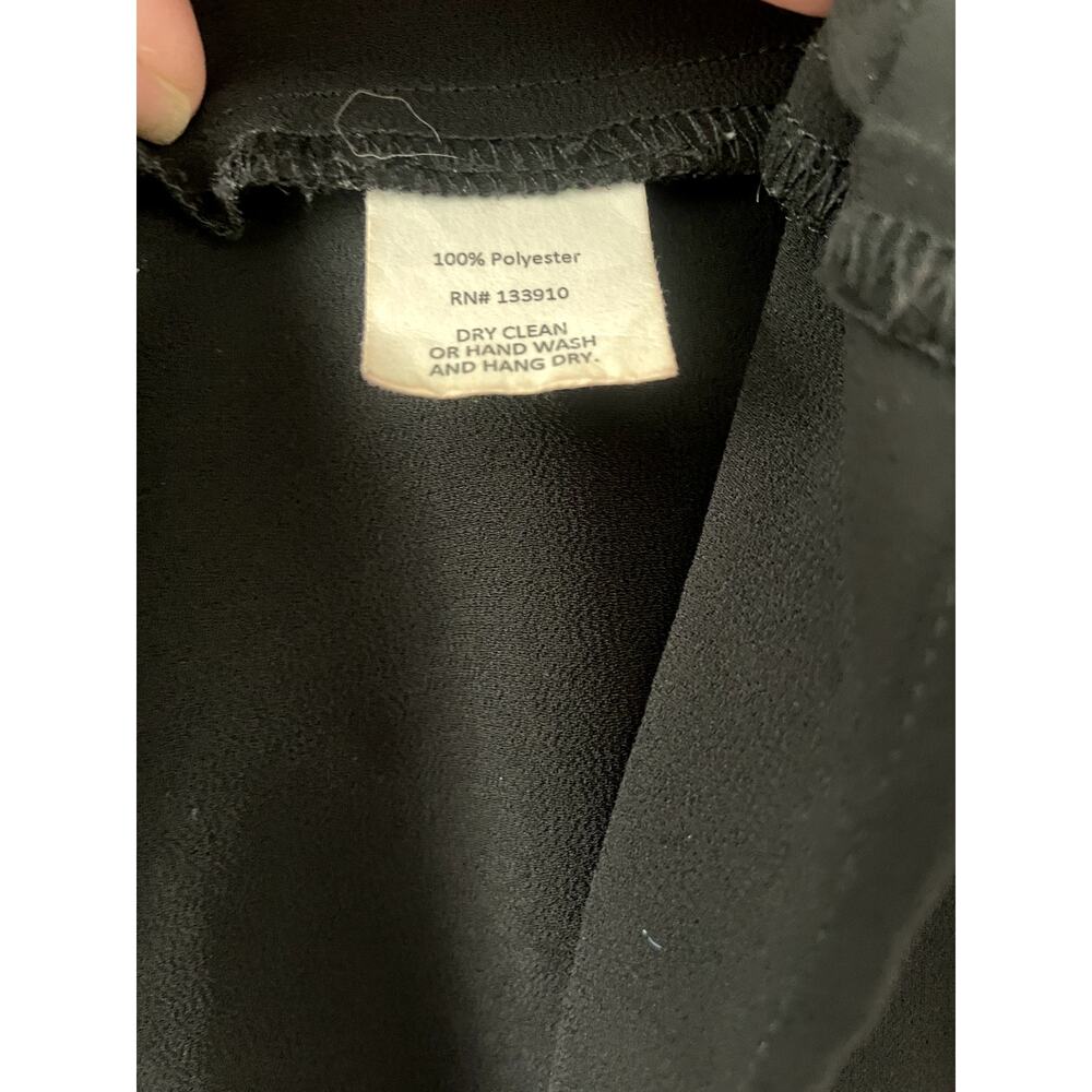 Show Me Your Mumu Black Poet Tie Blouse Sz L - Picture 6 of 6